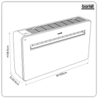 4-in-1 Smart Monobloc Wall-Mounting Air Conditioning Unit 12,000Btu/hr - White DH433