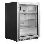 Outdoor Drinks/Beverage/Bar Fridge with Triple Glazed Door & Security Lock 150L - Stainless Steel DH439