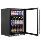 Outdoor Drinks/Beverage/Bar Fridge with Triple Glazed Door & Security Lock 150L - Stainless Steel DH439