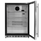 Outdoor Drinks/Beverage/Bar Fridge with Triple Glazed Door & Security Lock 150L - Stainless Steel DH439