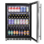 Outdoor Drinks/Beverage/Bar Fridge with Triple Glazed Door & Security Lock 150L - Stainless Steel DH439