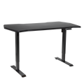Dellonda Single Motor Electric Sit/Stand Desk, Digital Control - Carbon Fibre Effect Desktop DH43