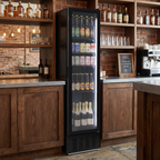 Tall Drinks/Bar Fridge with Digital Controls & Auto Defrost 160L - Black DH440