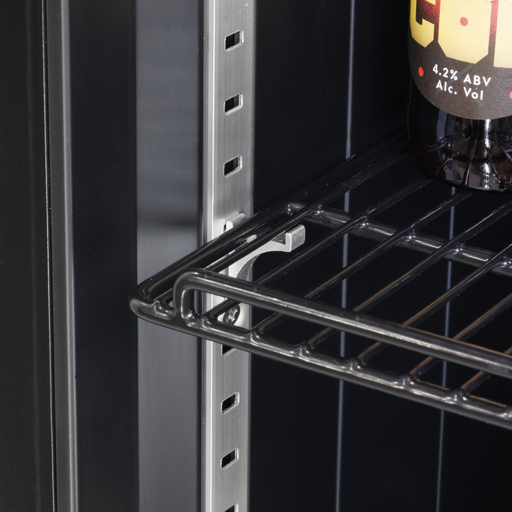 Tall Drinks/Bar Fridge with Digital Controls & Auto Defrost 160L - Black DH440