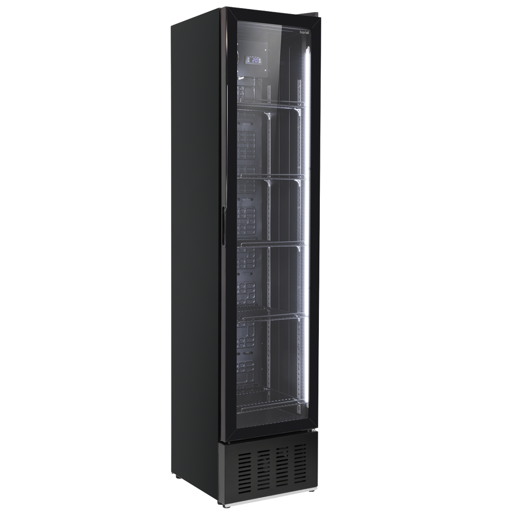 Tall Drinks/Bar Fridge with Digital Controls & Auto Defrost 160L - Black DH440