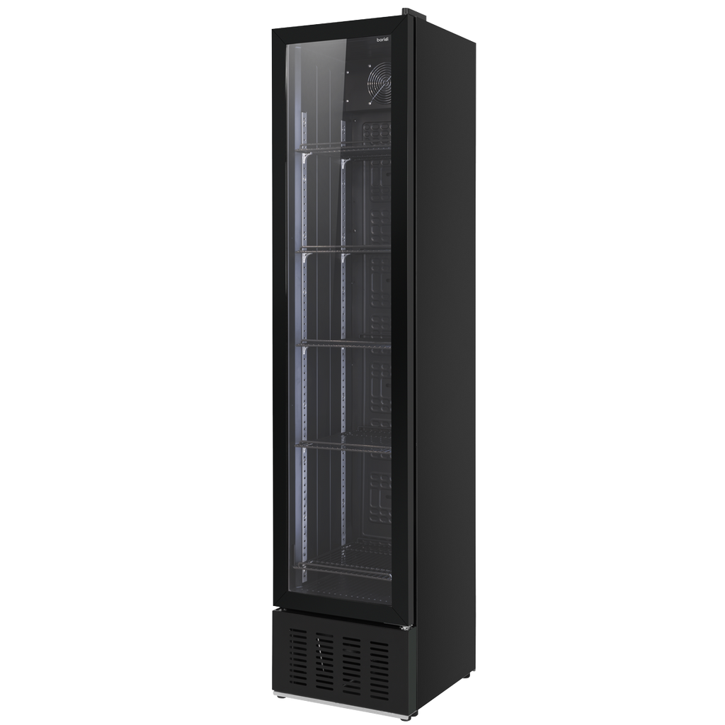 Tall Drinks/Bar Fridge with Digital Controls & Auto Defrost 160L - Black DH440