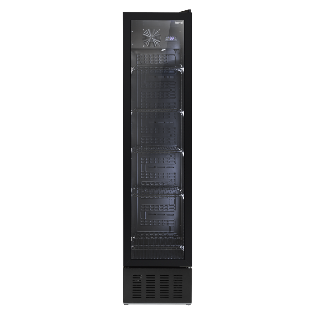 Tall Drinks/Bar Fridge with Digital Controls & Auto Defrost 160L - Black DH440