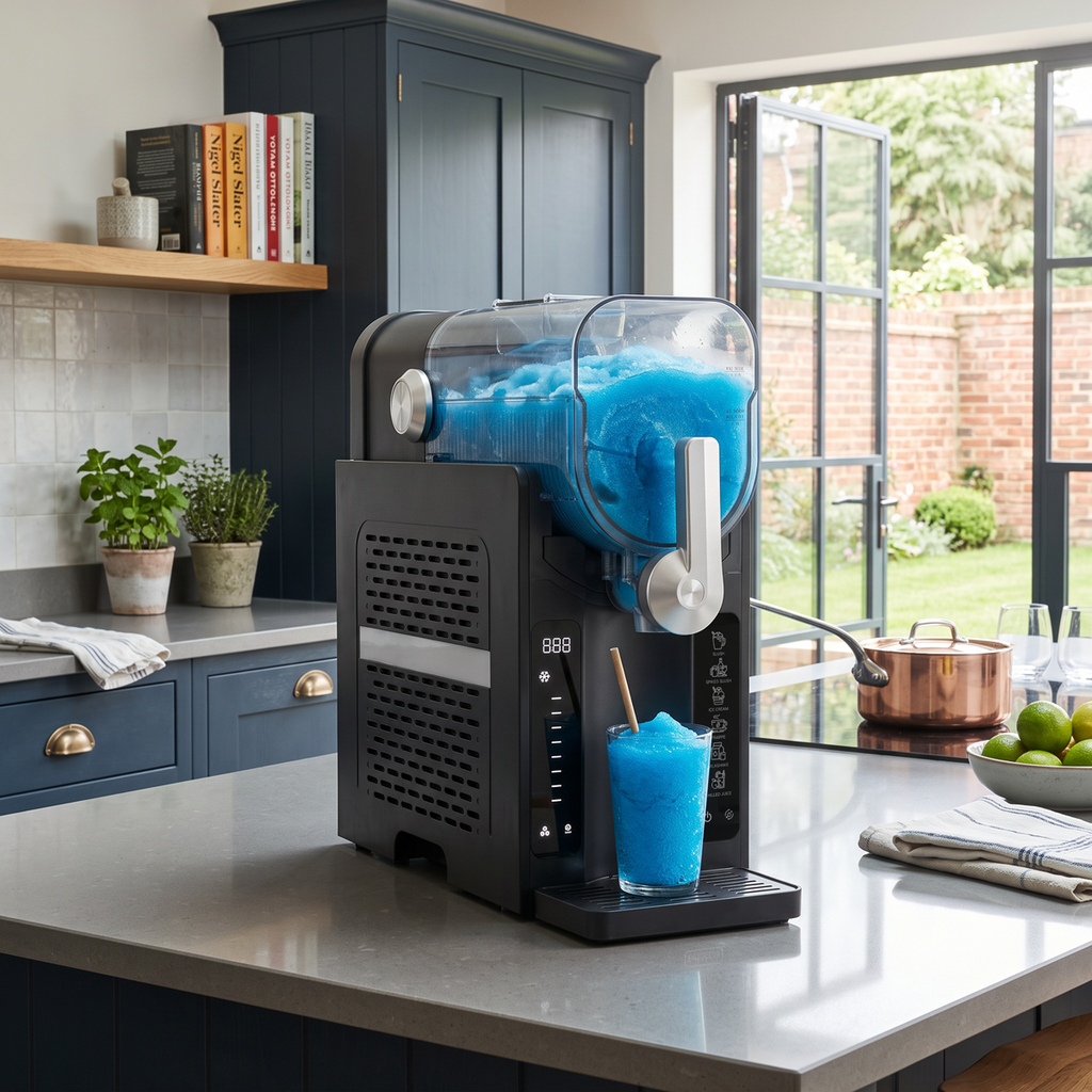Slush & Ice Cream Machine, 7 Presets, 2.6L Capacity – Black DH443