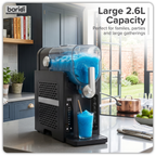 Slush & Ice Cream Machine, 7 Presets, 2.6L Capacity – Black DH443