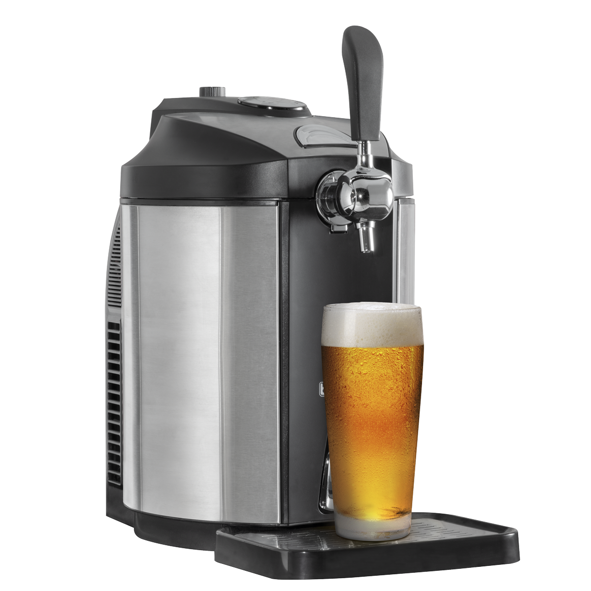 Mini Keg Draft Beer Dispenser Tap with Integrated Cooling 5L Capacity DH49