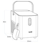 Ice Cube Maker with LED Display & 10 Minute Freeze DH52