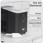 Ice Cube Maker with LED Display & 10 Minute Freeze DH52