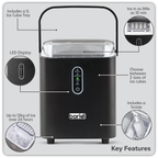 Ice Cube Maker with LED Display & 10 Minute Freeze DH52