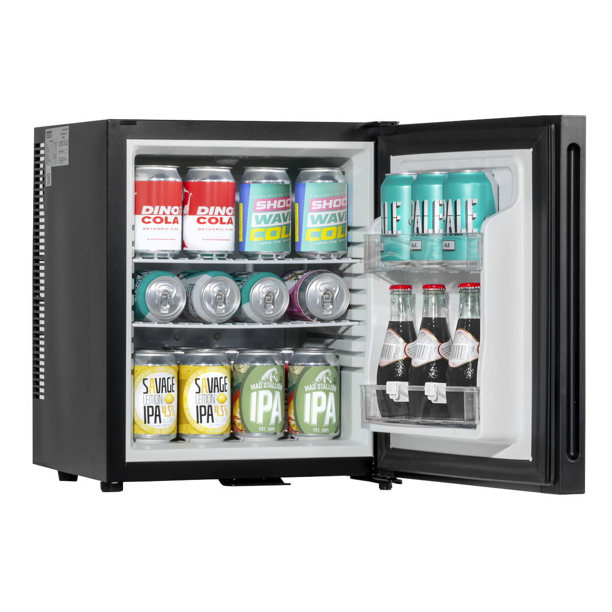 Ultra-Quiet Mini Drinks Fridge 25L Capacity DH57