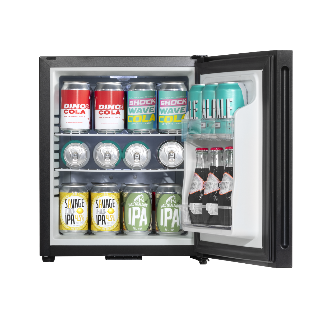 Ultra-Quiet Mini Drinks Fridge 25L Capacity DH57
