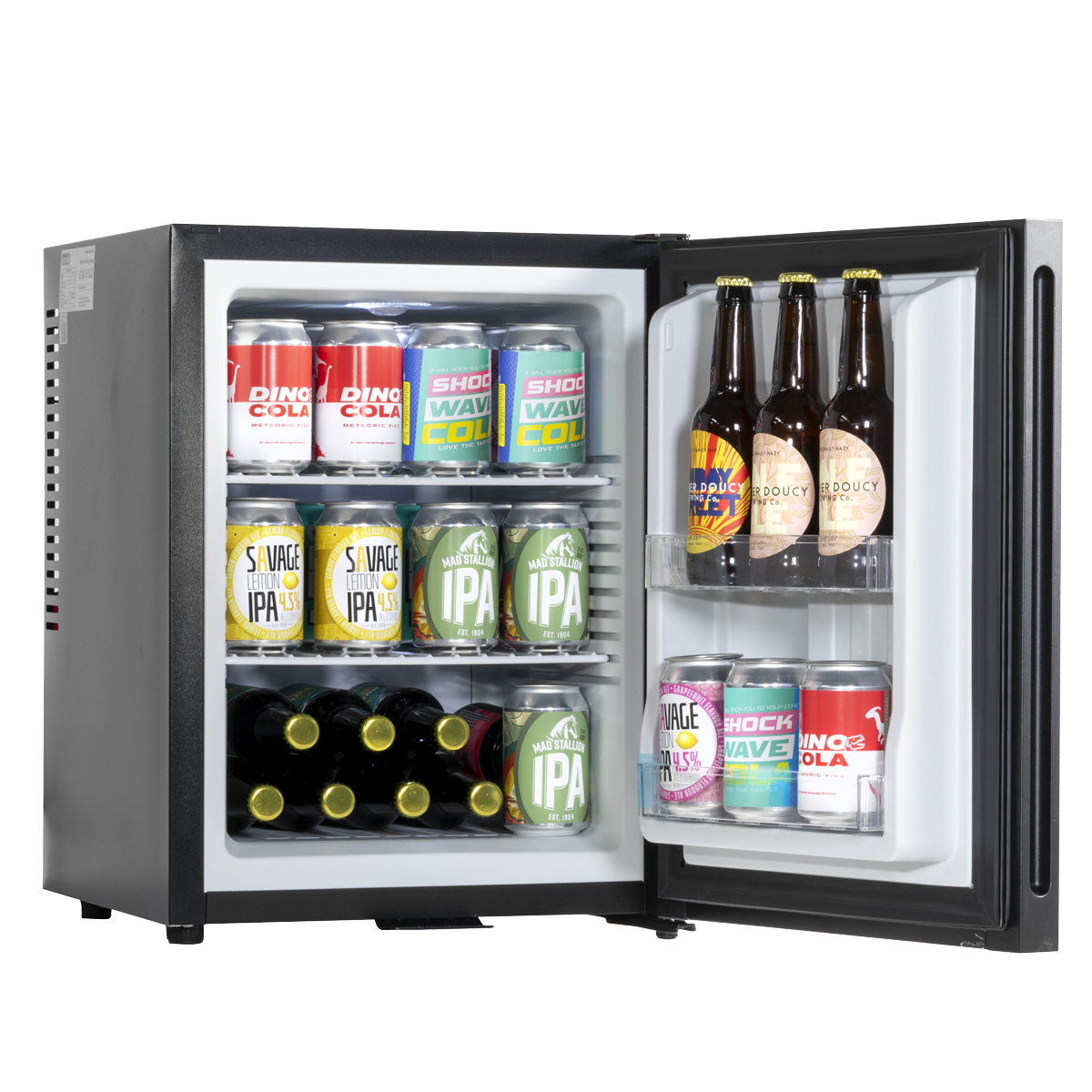 Ultra-Quiet Mini Drinks Fridge 35L Capacity DH58