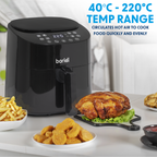 Single Zone Air Fryer with 8 Preset Functions 3.5L Capacity DH60