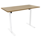 Single Motor Ultra-Quiet Adjustable-Height Electric Sit/Stand Desk - Oak Desktop DH68