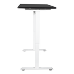 Single Motor Ultra-Quiet Adjustable-Height Electric Sit/Stand Desk - Black Desktop DH69