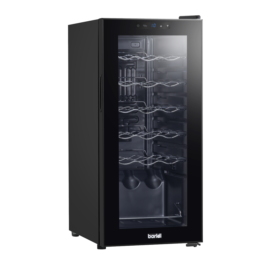 18 Bottle Wine Fridge & Cooler - Black DH6