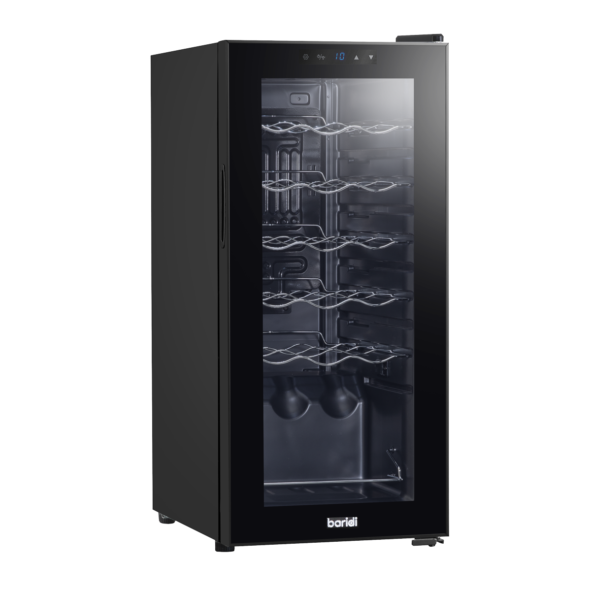 18 Bottle Wine Fridge & Cooler - Black DH6