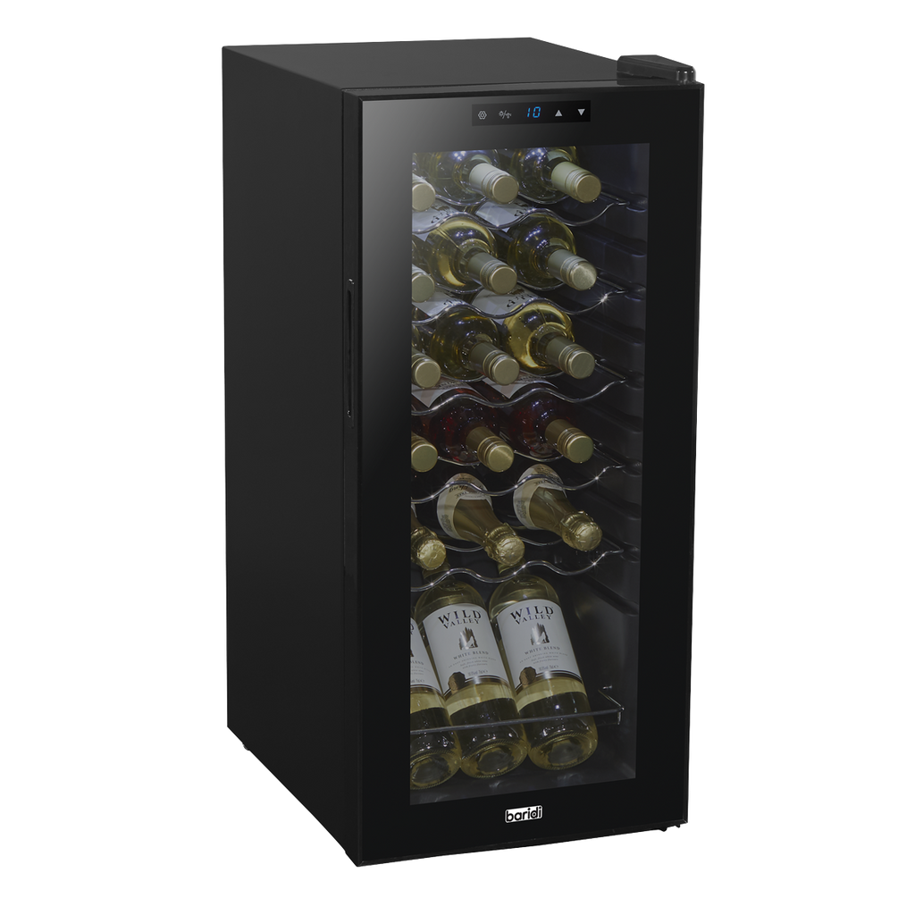 18 Bottle Wine Fridge & Cooler - Black DH6
