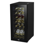 18 Bottle Wine Fridge & Cooler - Black DH6