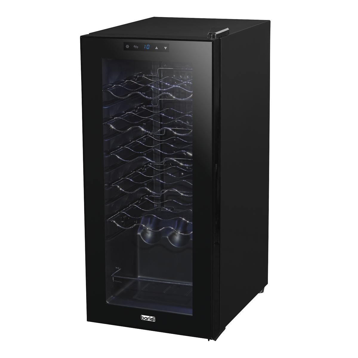 18 Bottle Wine Fridge & Cooler - Black DH6