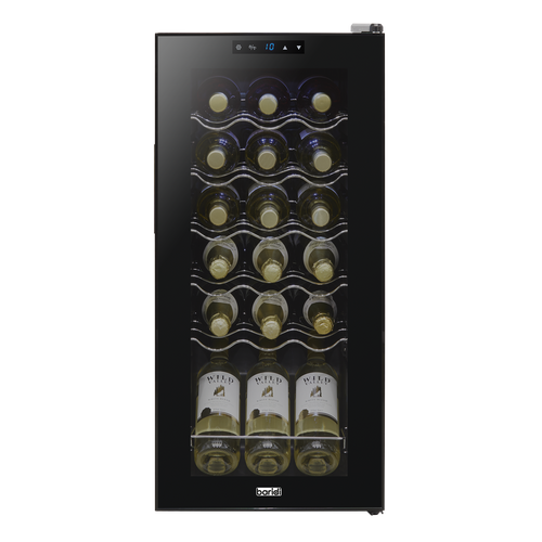 18 Bottle Wine Fridge & Cooler - Black DH6
