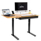 Single Motor Ultra-Quiet Electric Adjustable Drawing Table with 40° Tilt, Drawer & Side Table DH71