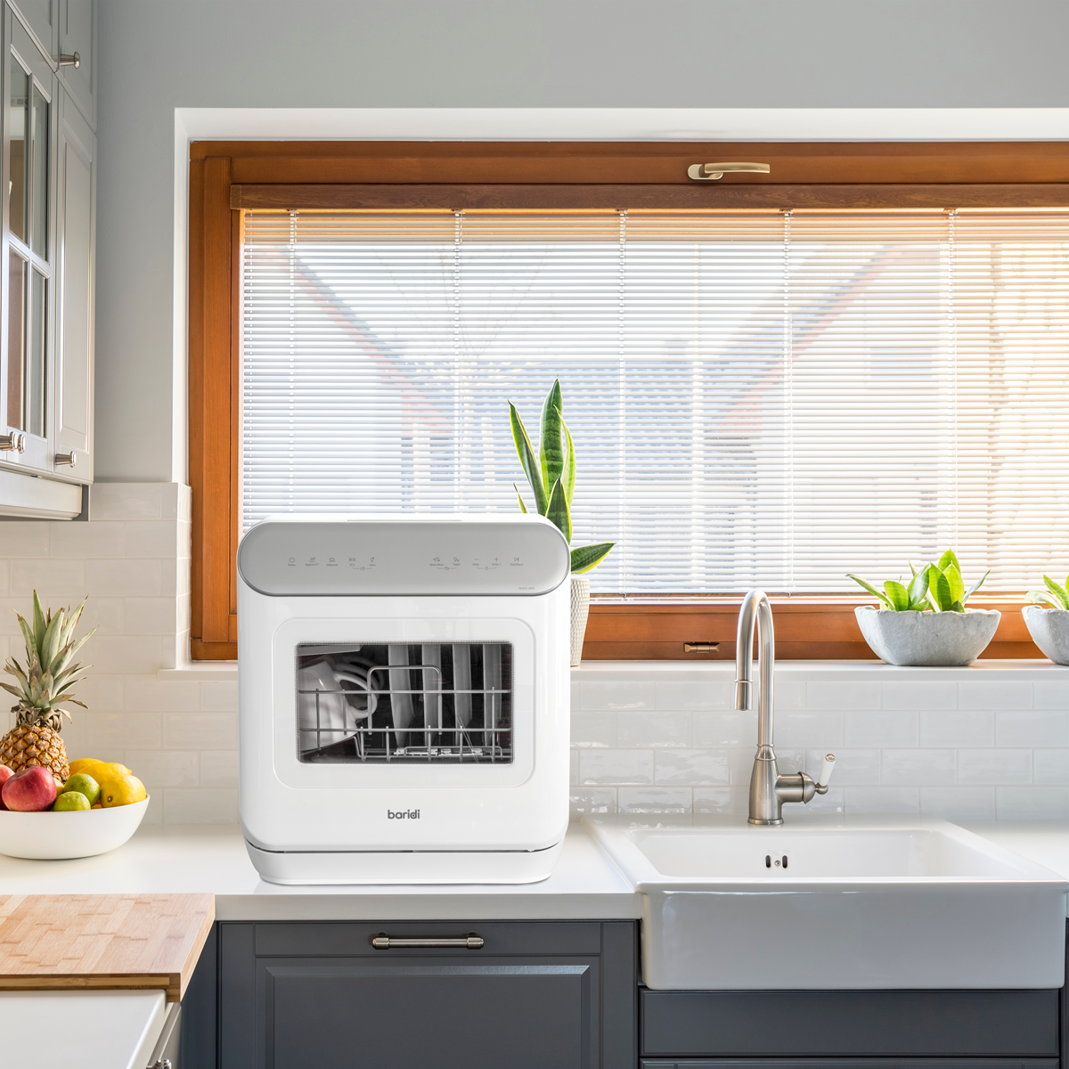 Tabletop Dishwasher 3 Place Settings 6L Capacity DH72