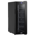 12 Bottle Wine Fridge & Cooler - Black DH73