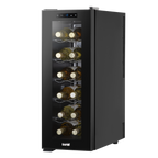12 Bottle Wine Fridge & Cooler - Black DH73