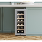 12 Bottle Wine Fridge & Cooler - Stainless Steel DH74