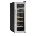 12 Bottle Wine Fridge & Cooler - Stainless Steel DH74