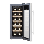 12 Bottle Wine Fridge & Cooler - Stainless Steel DH74