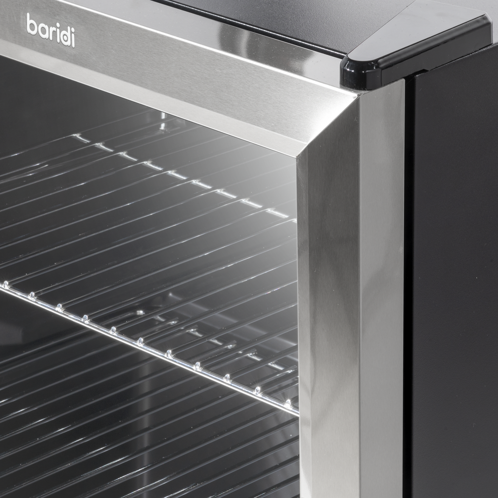 Mini Tabletop Beer & Drinks Fridge 50L Capacity - Stainless Steel DH75