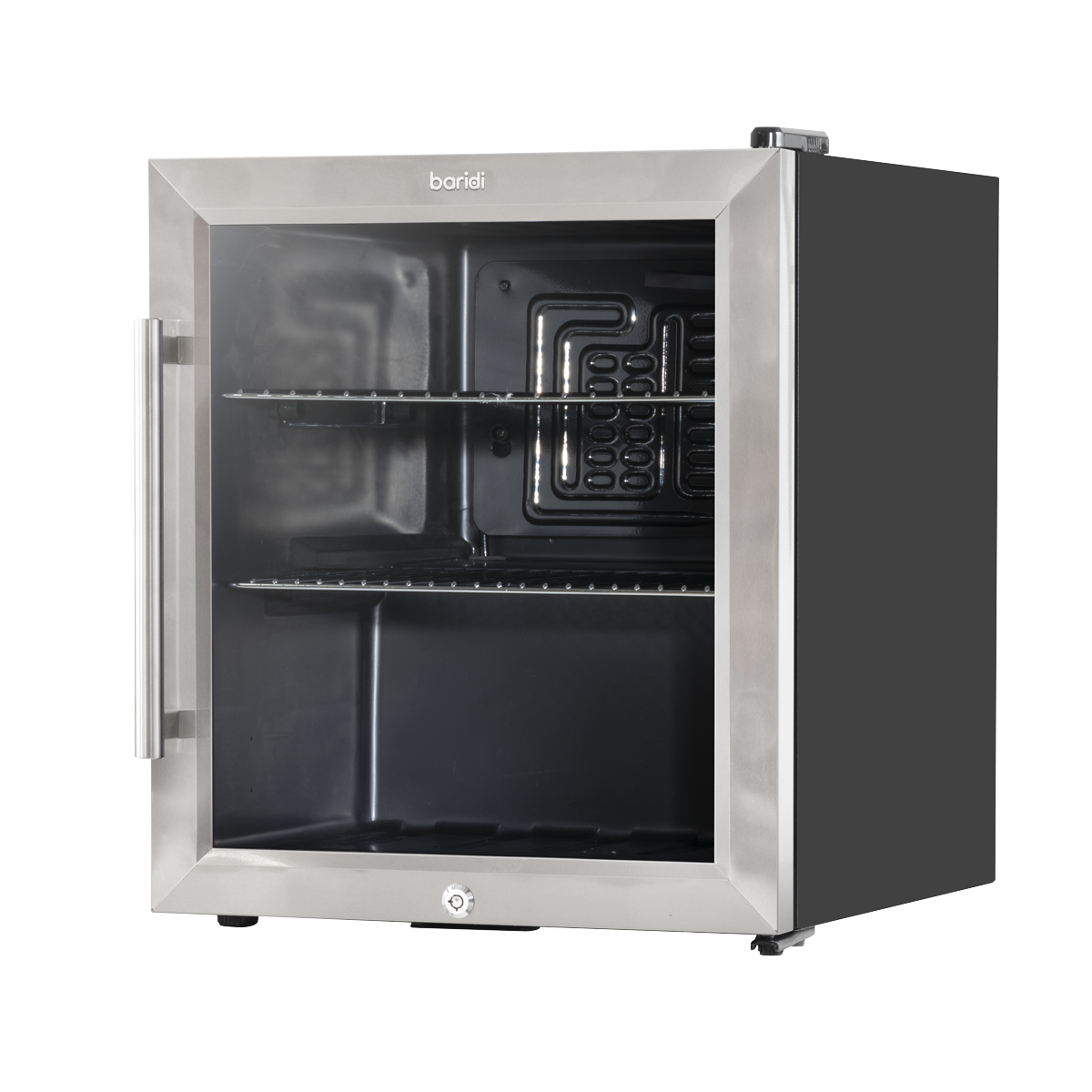 Mini Tabletop Beer & Drinks Fridge 50L Capacity - Stainless Steel DH75