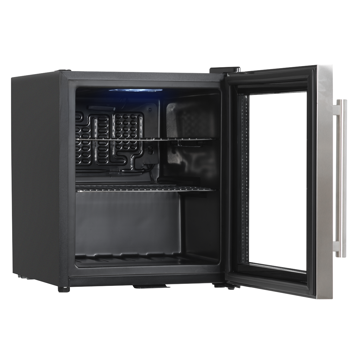 Mini Tabletop Beer & Drinks Fridge 50L Capacity - Stainless Steel DH75
