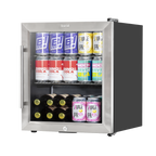 Mini Tabletop Beer & Drinks Fridge 50L Capacity - Stainless Steel DH75