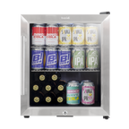 Mini Tabletop Beer & Drinks Fridge 50L Capacity - Stainless Steel DH75