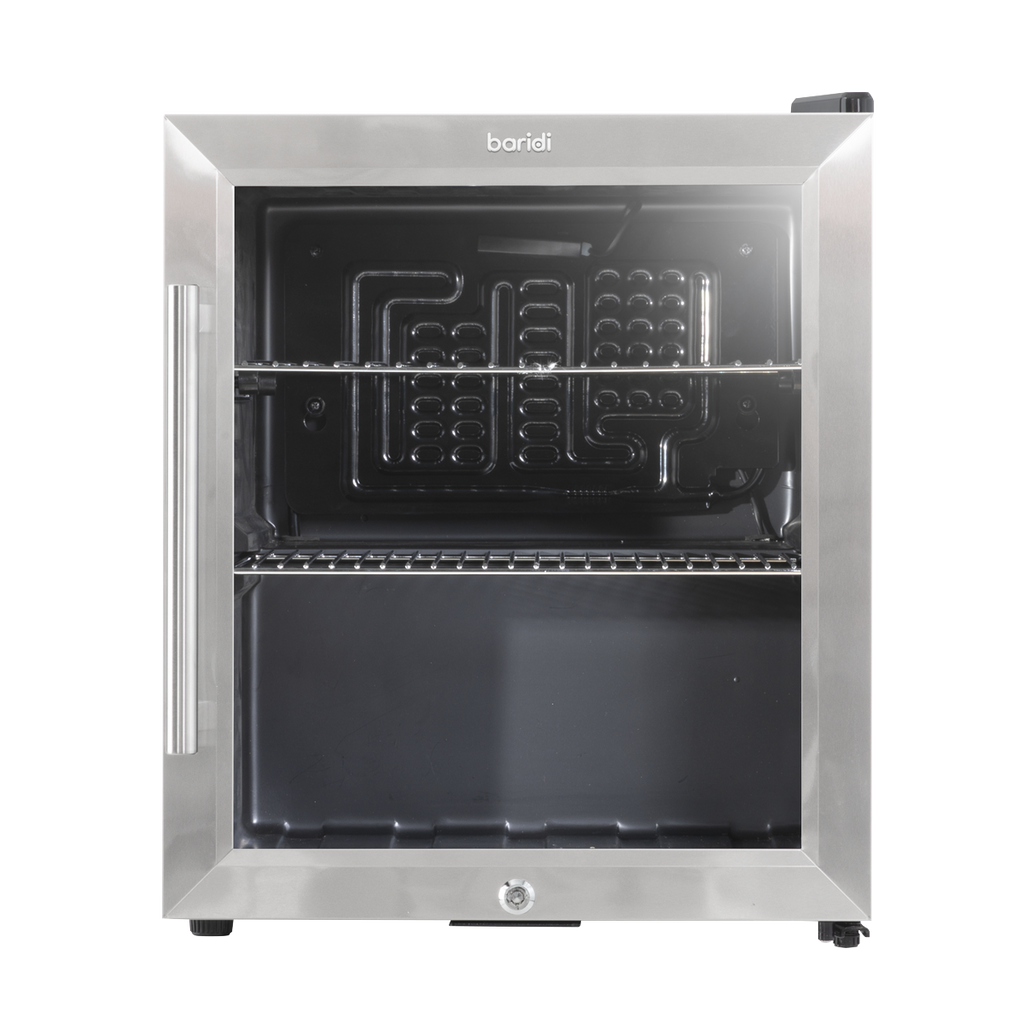 Mini Tabletop Beer & Drinks Fridge 50L Capacity - Stainless Steel DH75