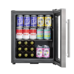 Mini Tabletop Beer & Drinks Fridge 50L Capacity - Stainless Steel DH75