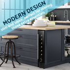 Extra-Slim 7 Bottle Wine Fridge & Cooler 15cm - Black DH76