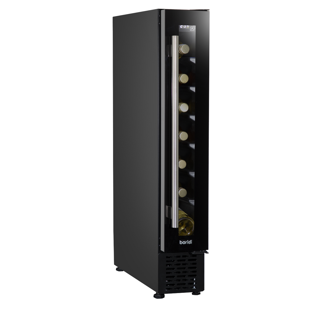 Extra-Slim 7 Bottle Wine Fridge & Cooler 15cm - Black DH76