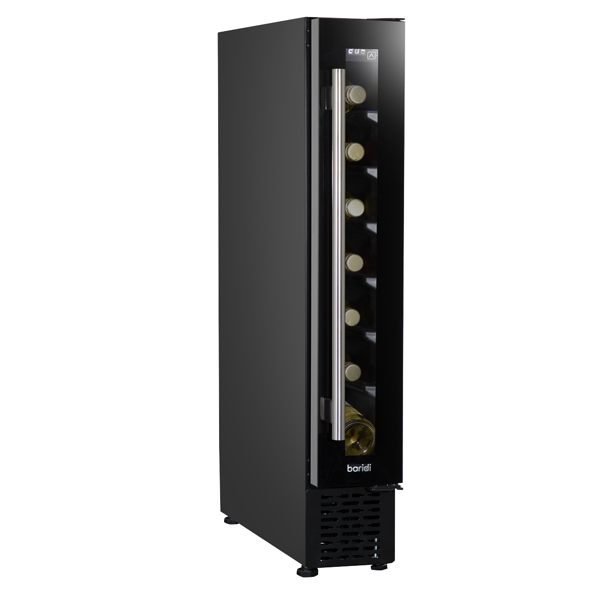 Extra-Slim 7 Bottle Wine Fridge & Cooler 15cm - Black DH76