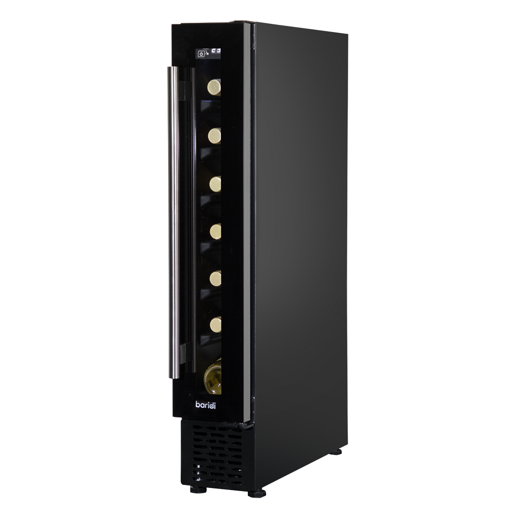 Extra-Slim 7 Bottle Wine Fridge & Cooler 15cm - Black DH76
