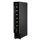 Extra-Slim 7 Bottle Wine Fridge & Cooler 15cm - Black DH76