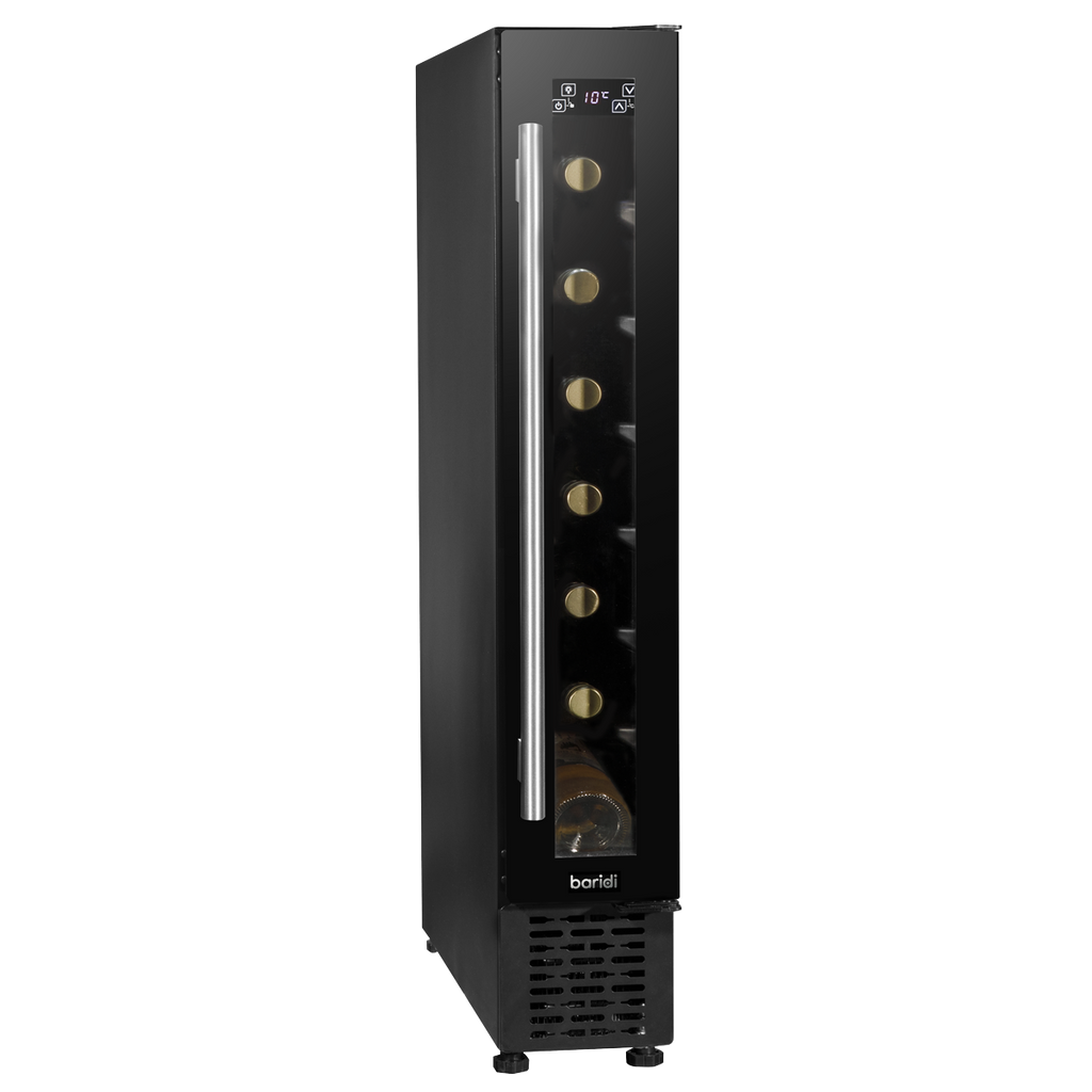 Extra-Slim 7 Bottle Wine Fridge & Cooler 15cm - Black DH76