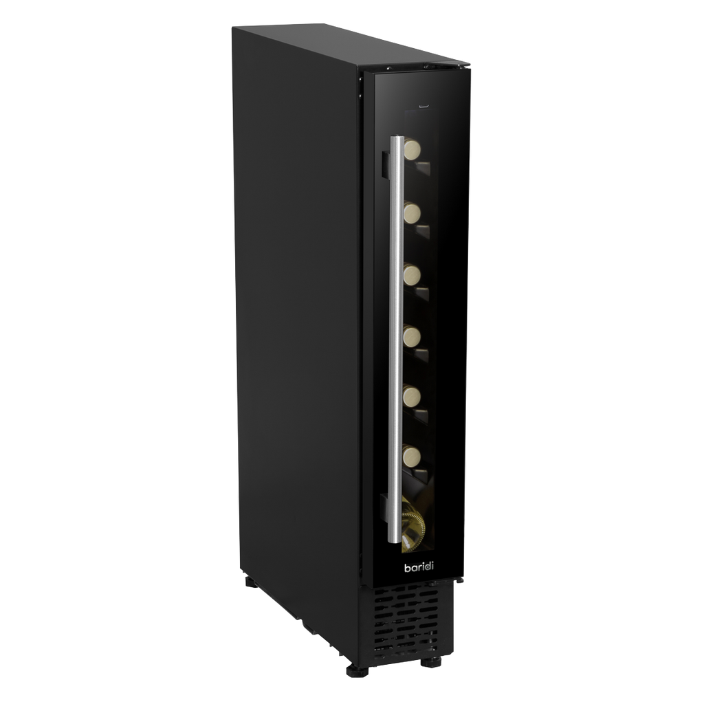 Extra-Slim 7 Bottle Wine Fridge & Cooler 15cm - Black DH76